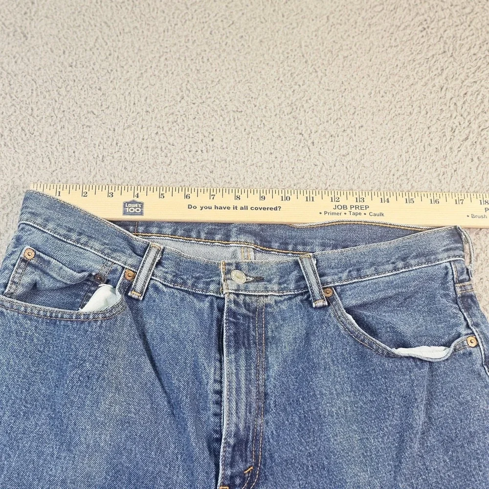 Levis 550 Jeans Mens 36x34 Blue‎ Relaxed Fit Tapered Denim Casual Pants